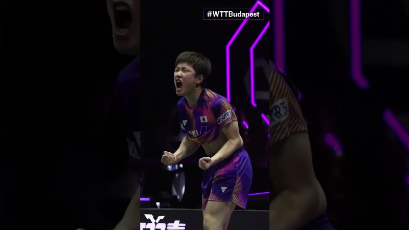 Comeback & A Sweet Victory 🎉⁠⁠relive Tomokazu Harimoto's Winning Moment At #wttchampions 🏆