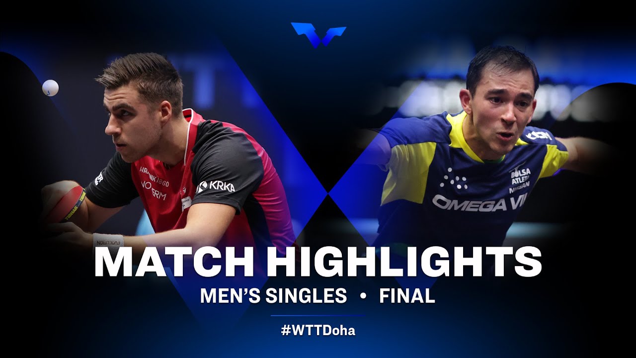 image 0 Darko Jorgic Vs Hugo Calderano : Wtt Star Contender Doha 2021 : Men's Singles : Final