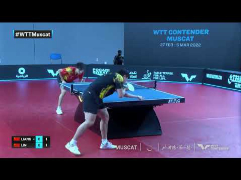 Lin Gaoyuan Vs Liang Jingkun : Ms : Wtt Contender Muscat 2022 (final)