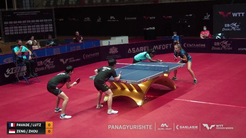 Prithika Pavade/camille Lutz Vs Zeng Jian/zhou Jingyi : Wd Final : Wtt Feeder Panagyurishte 2022