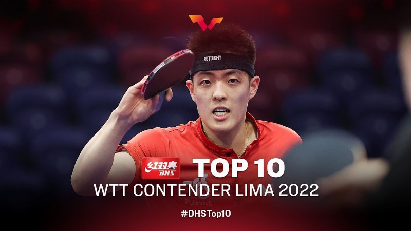 image 0 Top 10 Table Tennis Points From Wtt Contender Lima 2022 Presented By Dhs