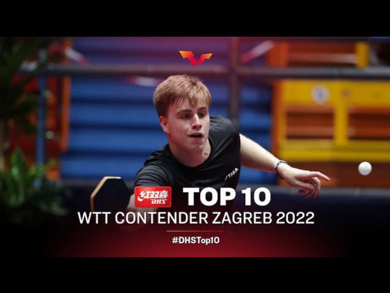 image 0 Top 10 Table Tennis Points From Wtt Contender Zagreb 2022 : Presented By Dhs