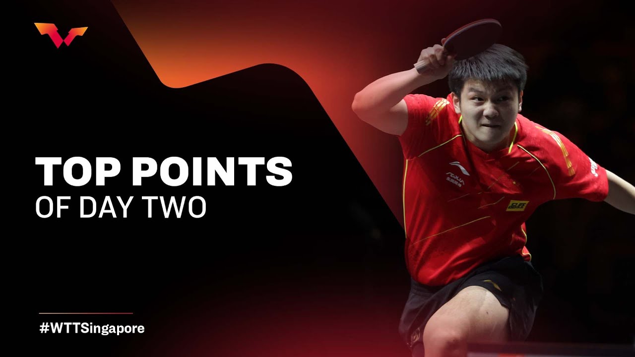 Top Points Of Day 2 : Wtt Cup Finals Singapore 2021