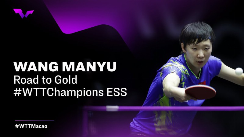 Wang Manyu's Road To Gold : #wttchampions European Summer Series
