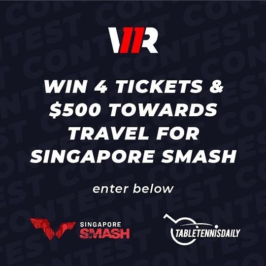 We are giving away 4 free tickets to this week's Singapore Smash event March 12th-14th