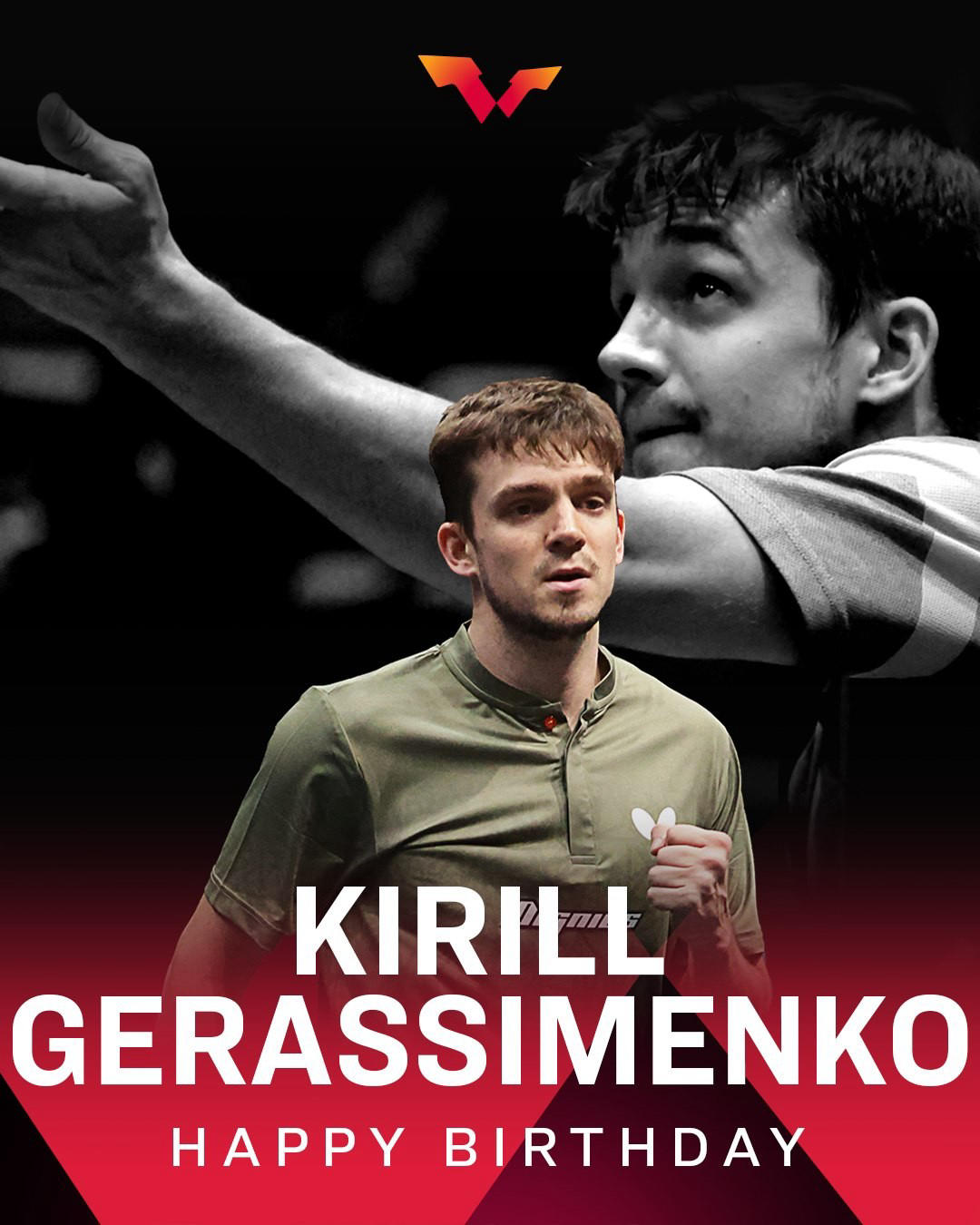 World Table Tennis - Happy birthday Kirill Gerassimenko