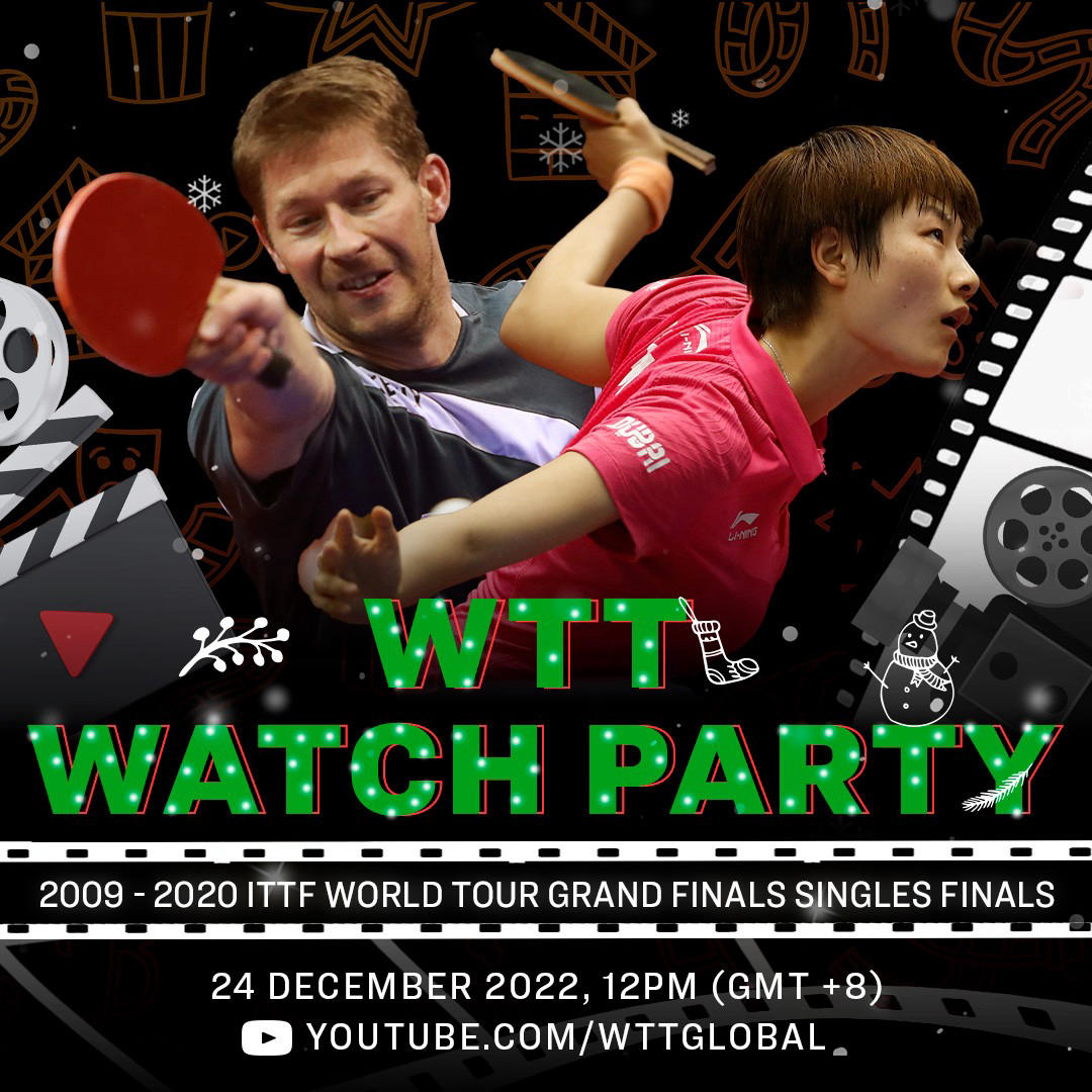 image  1 World Table Tennis - This December, cozy up and join the WTT Watch Party with your family
