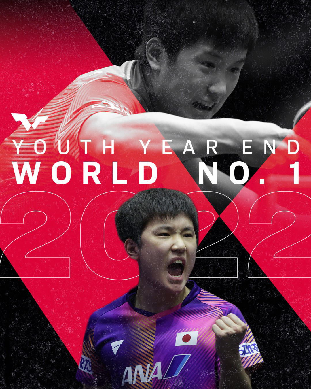World Table Tennis - Tomokazu Harimoto and Miyuu Kihara ended off 2022 with the amazing feat of beco
